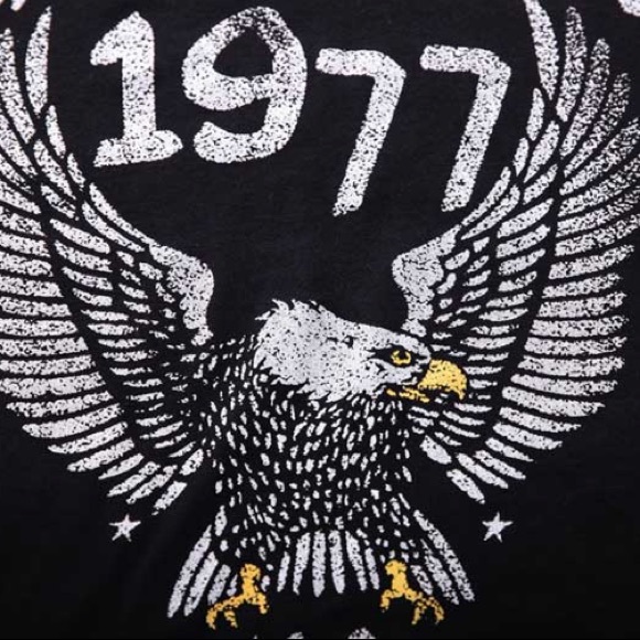 SOLD OUT Black American 1977 Eagle Boho Graphic Tee - Picture 6 of 6